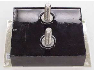 Photograph of the high-current handling film capacitor