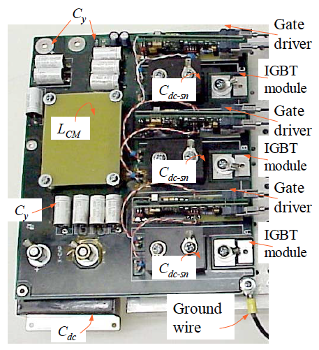 Photograph of the inverter assembly